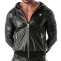 TOF Paris Kinky Hooded Zip Jacket - Black