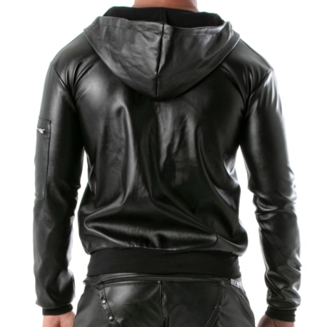 TOF Paris Kinky Hooded Zip Jacket - Black