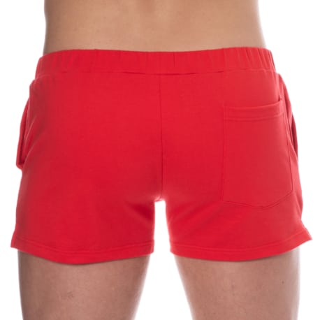 SKU Short de Sport Coton Rouge