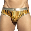 ES Collection Storm Glitter Briefs - Yellow - Gold