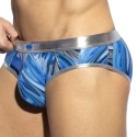 ES Collection Storm Glitter Briefs - Blue - Silver