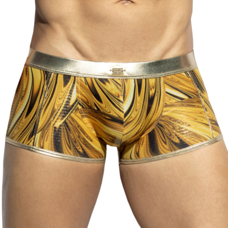 ES Collection Storm Glitter Trunks - Yellow - Gold