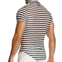 Modus Vivendi Chemisette Striped Through Rayé Noir - Blanc