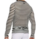 Modus Vivendi Striped Through Long Sleeves T-Shirt - Black - White