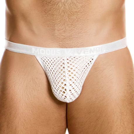 Modus Vivendi Mesh Through Jock - White