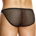 Modus Vivendi Mesh Through Low Cut Briefs - Black