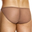 Modus Vivendi Mesh Through Low Cut Briefs - Skin