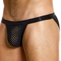 Modus Vivendi Mesh Through Tanga Briefs - Black