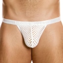 Modus Vivendi Mesh Through Tanga Briefs - White