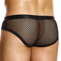 Modus Vivendi Mesh Through Classic Briefs - Black