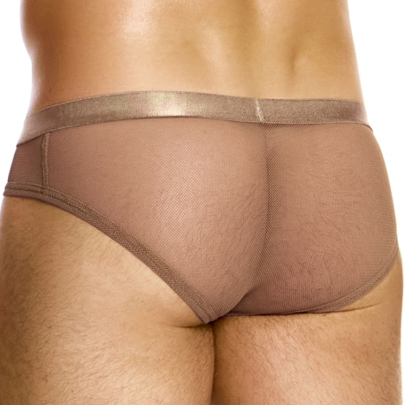 Modus Vivendi Mesh Through Classic Briefs - Skin