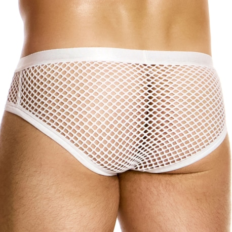 Modus Vivendi Slip Classic Through Mesh Blanc