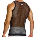 Modus Vivendi Mesh Through Tank Top - Black