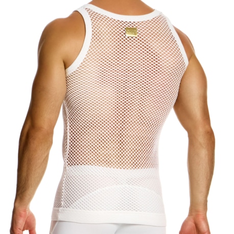 Modus Vivendi Débardeur Through Mesh Blanc