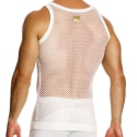 Modus Vivendi Mesh Through Tank Top - White