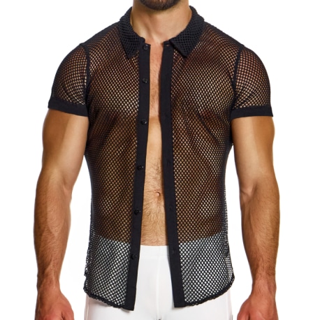 Modus Vivendi Mesh Through Shirt - Black