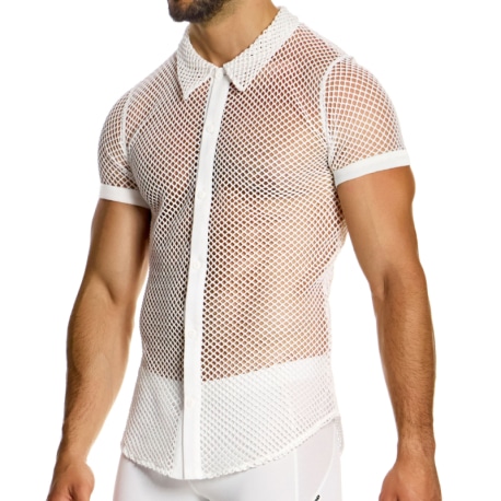 Modus Vivendi Mesh Through Shirt - White