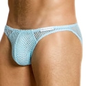 Modus Vivendi C-Through Low Cut Briefs - Light Blue