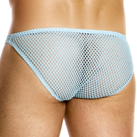 Modus Vivendi C-Through Low Cut Briefs - Light Blue