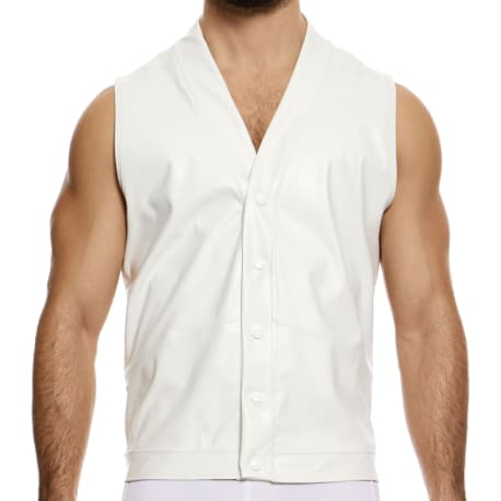 Modus Vivendi Leather Jacket - White