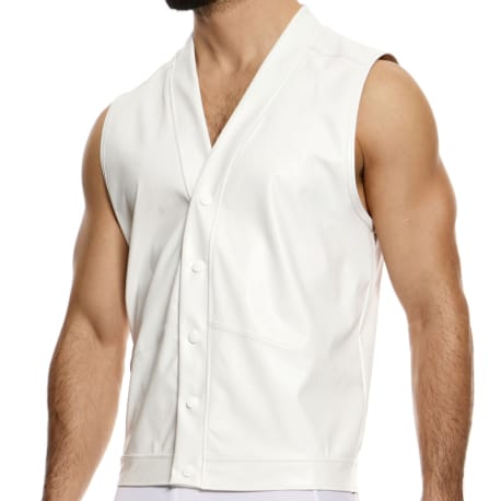 Modus Vivendi Leather Jacket - White