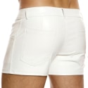 Modus Vivendi Leather Shorts - White