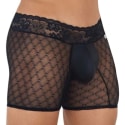 CandyMan Boxer Long Dentelle Noir