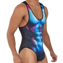 CandyMan Moonlight Work-N-Out Bodysuit - Blue