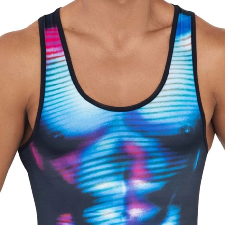 CandyMan Moonlight Work-N-Out Crop Top - Blue