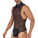 CandyMan Work-N-Play Mesh Bodysuit - Black