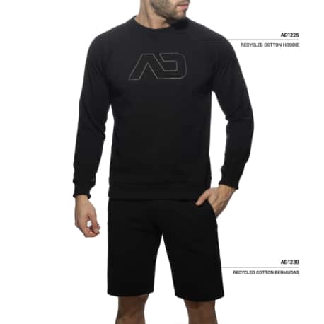 Addicted Recycled Cotton Shorts - Black