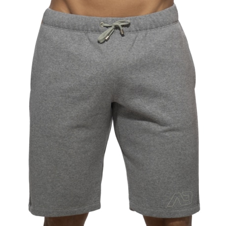 Addicted Recycled Cotton Shorts - Heather Grey