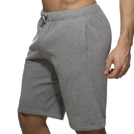 Addicted Recycled Cotton Shorts - Heather Grey