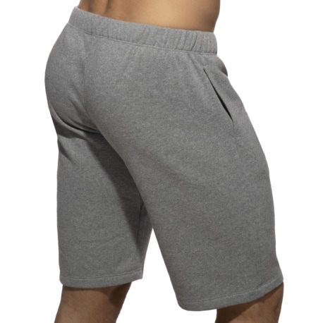 Addicted Recycled Cotton Shorts - Heather Grey