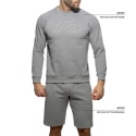 Addicted Recycled Cotton Shorts - Heather Grey