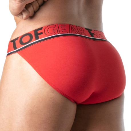 TOF Paris Slip Tanga Champion Rouge