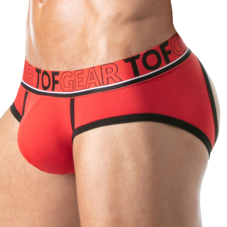 TOF Paris Champion Bottomless Briefs - Red