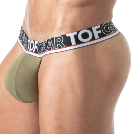 TOF Paris Champion Stringless Thong - Khaki