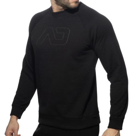 Sweat-Shirt Coton Recyclé Noir