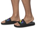 Addicted AD Rainbow Slides - Black