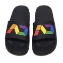 Addicted AD Rainbow Slides - Black