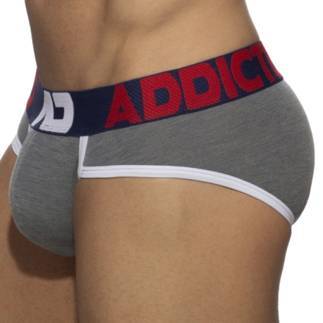 Addicted AD Pique Briefs - Grey