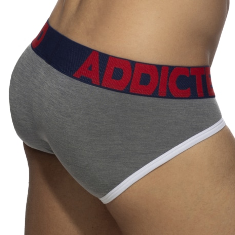 Addicted AD Pique Briefs - Grey