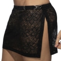 Addicted Flowery Lace Skirt - Black