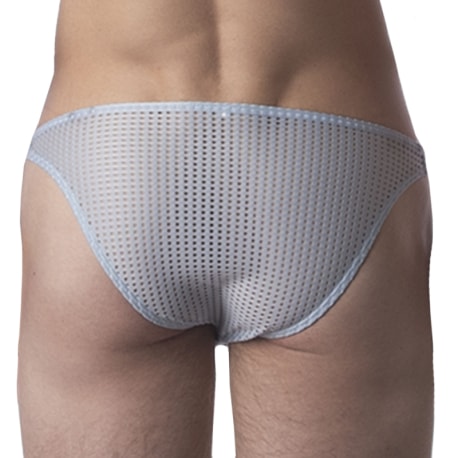 Barcode Reigi Mesh Briefs - Sky Blue