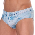 Diesel Slip de Bain Denim Bleu Indigo