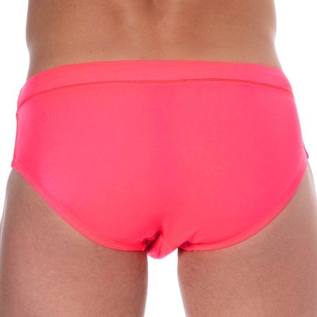 Diesel Neon Swim Briefs - Neon Pink