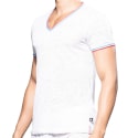 Andrew Christian T-Shirt Tour Burnout Blanc