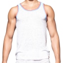 Andrew Christian Tour Burnout Tank Top - White