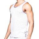 Andrew Christian Tour Burnout Tank Top - White